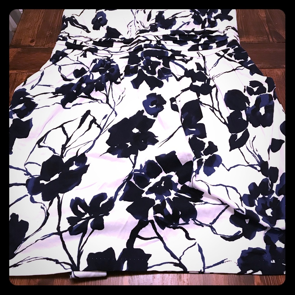 Strapless empire waist sundress